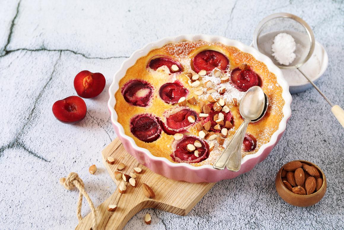 Nuss-Kirsch-Clafoutis
