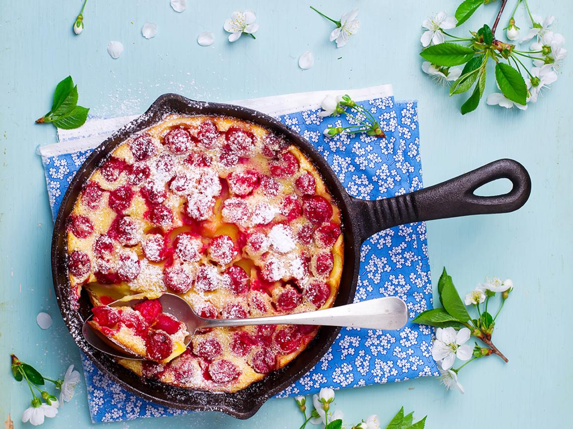 Clafoutis mit Kirschen