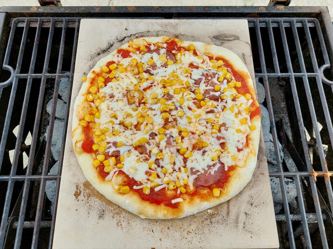 Pizza vom Grill
