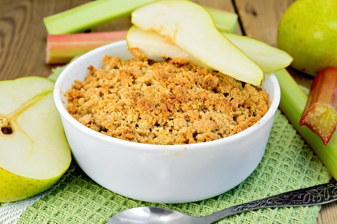 Birnen Crumble