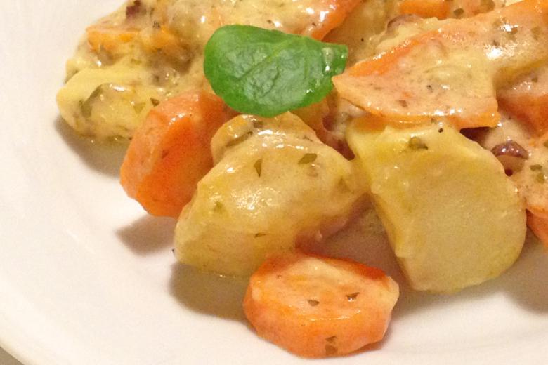 Pesto-Gratin
