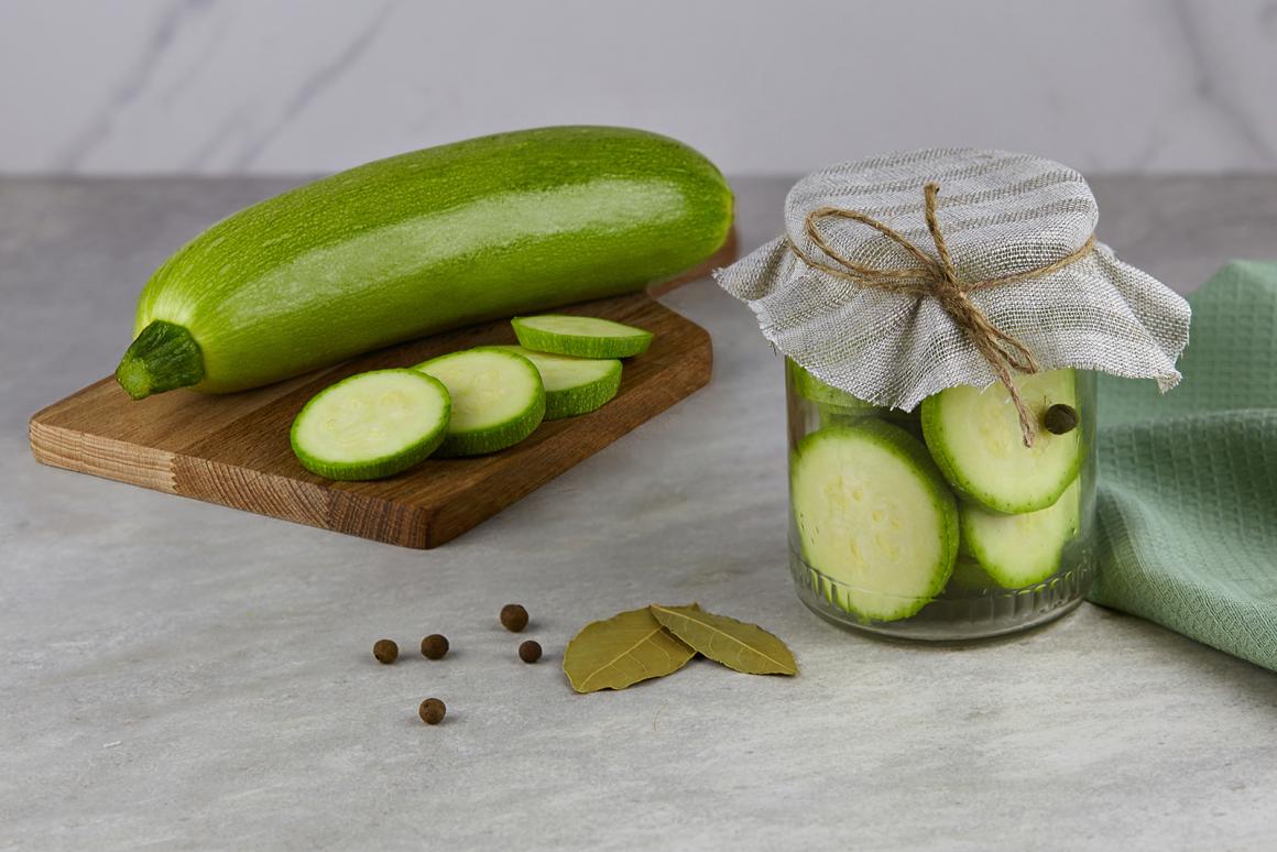 Fermentierte Zucchetti