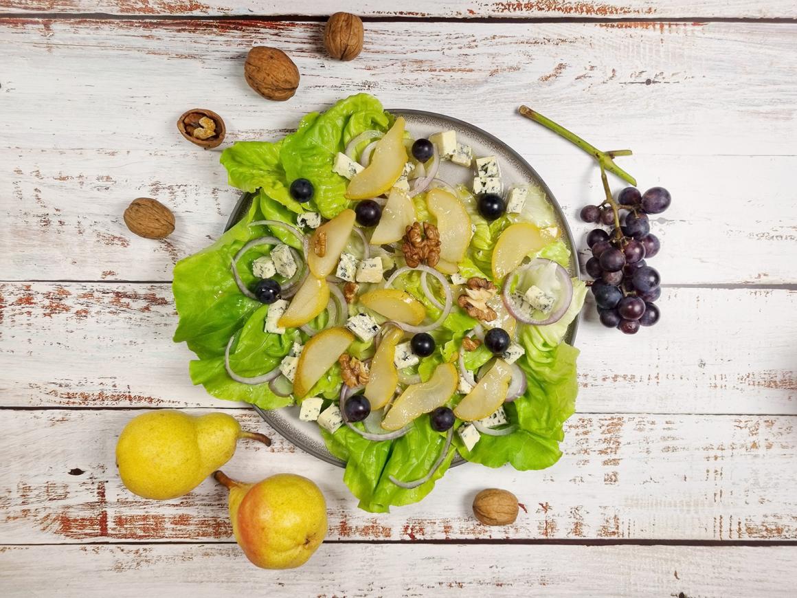Feiner Birnensalat - Rezept
