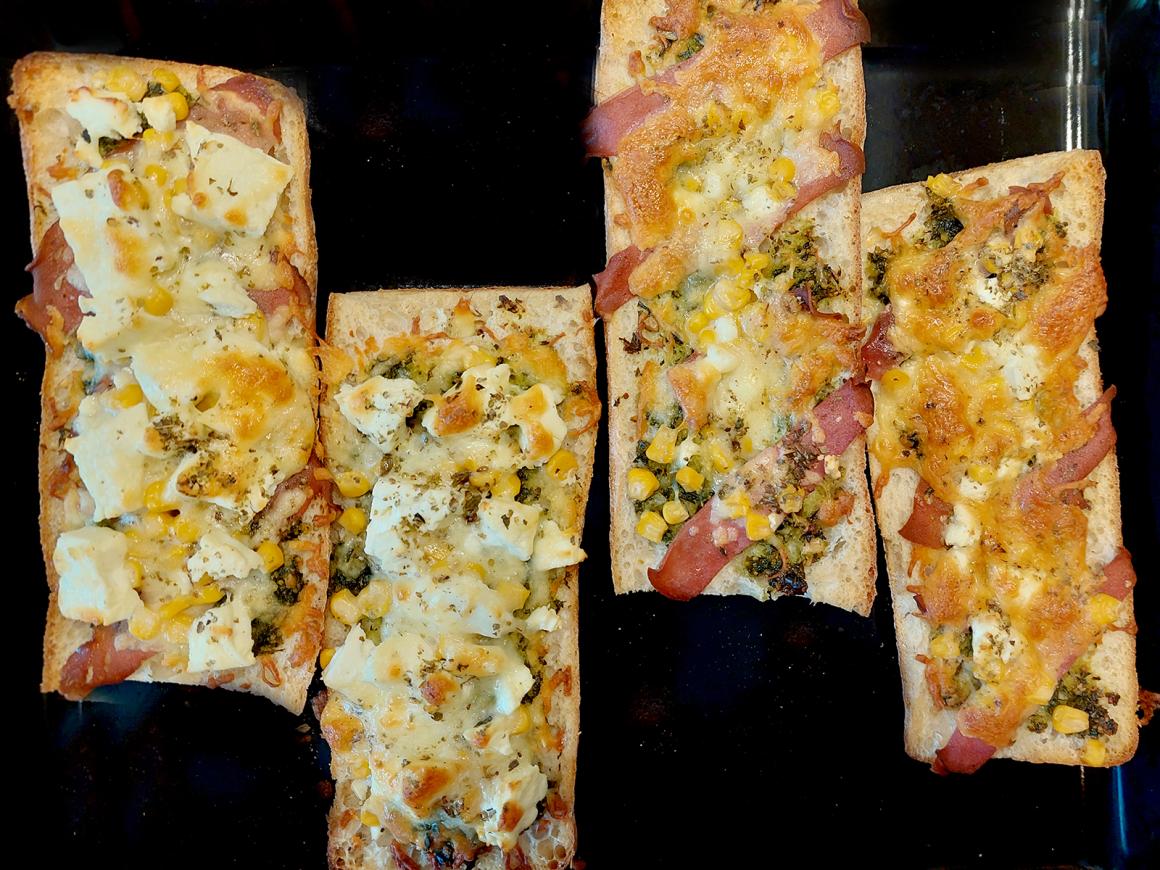 Überbackenes Ciabatta
