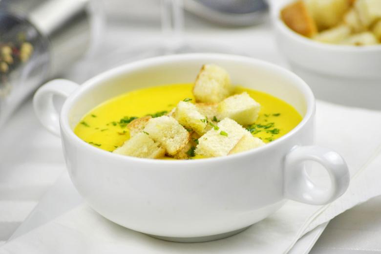 Einfache Kürbissuppe