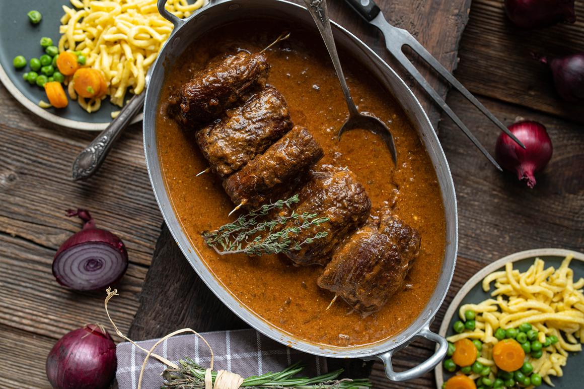 Rinderrouladen aus dem Ofen