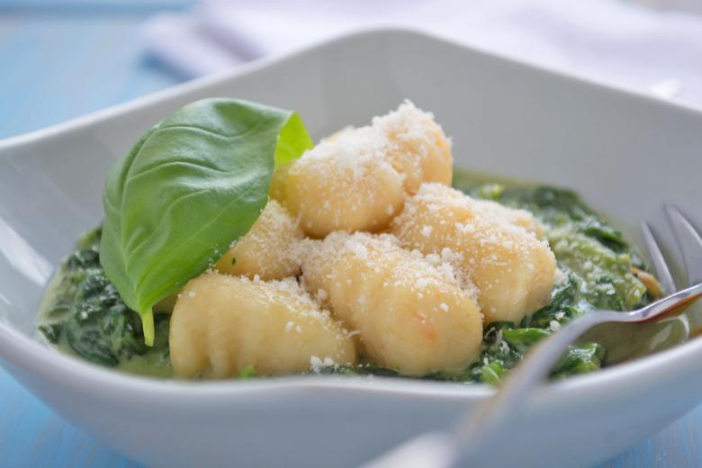 Gnocchi mit Spinat