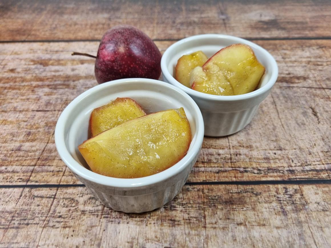 Beschwipste Honigäpfel - Rezept