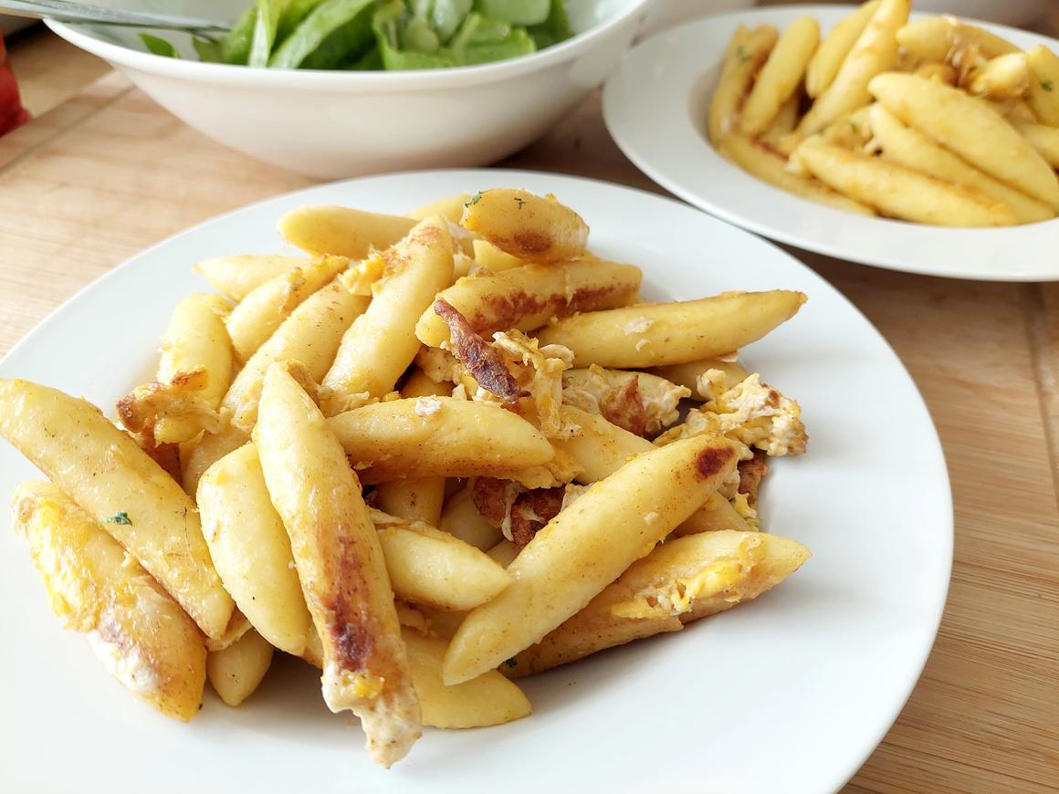 Schupfnudel-Eierpfanne - Rezept