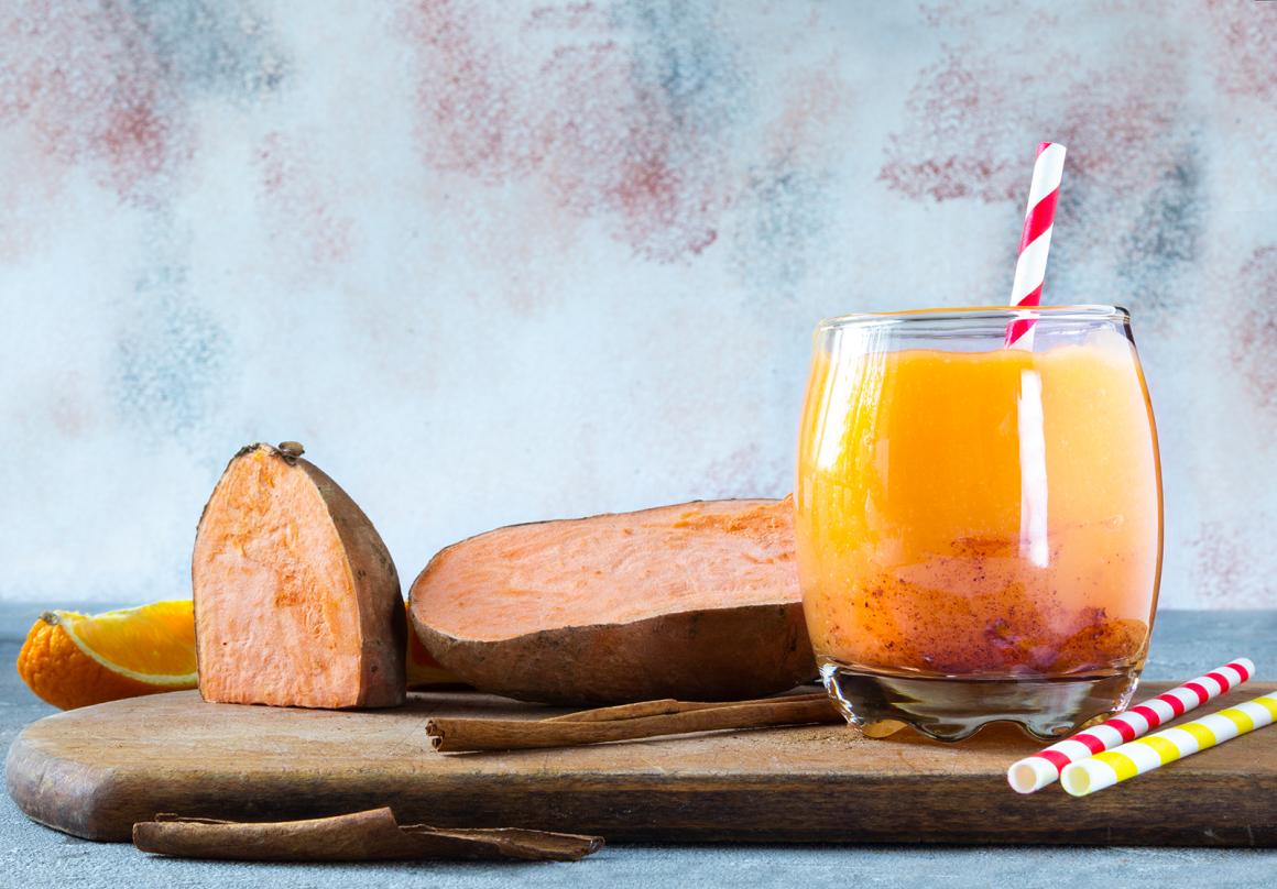 Süsskartoffel-Orangen-Saft
