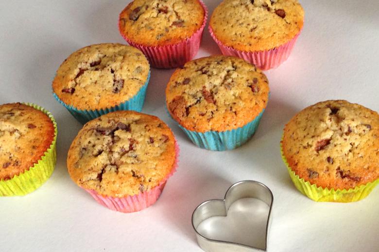 Einfache Schokoladenmuffins