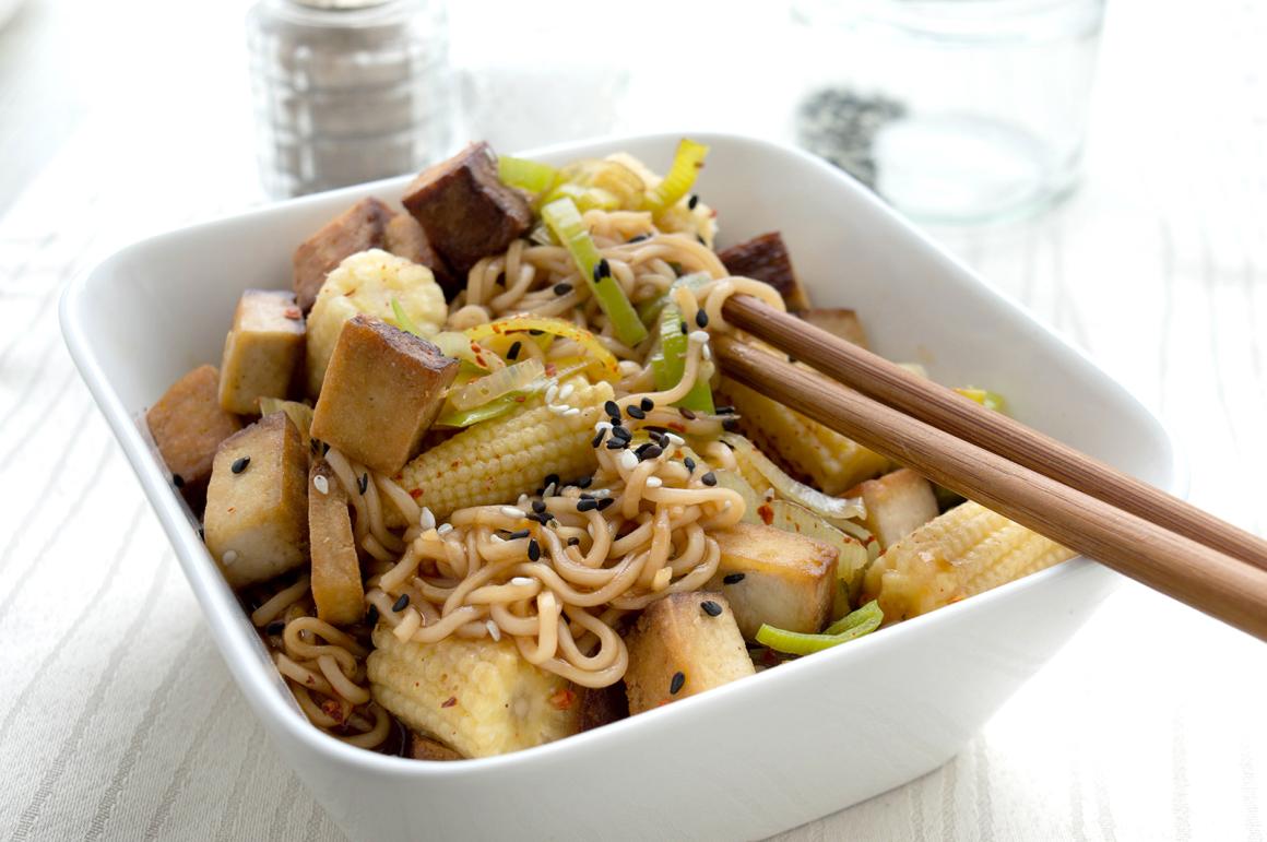 Teriyaki-Nudeln
