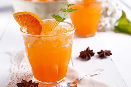 Orangen-Granita
