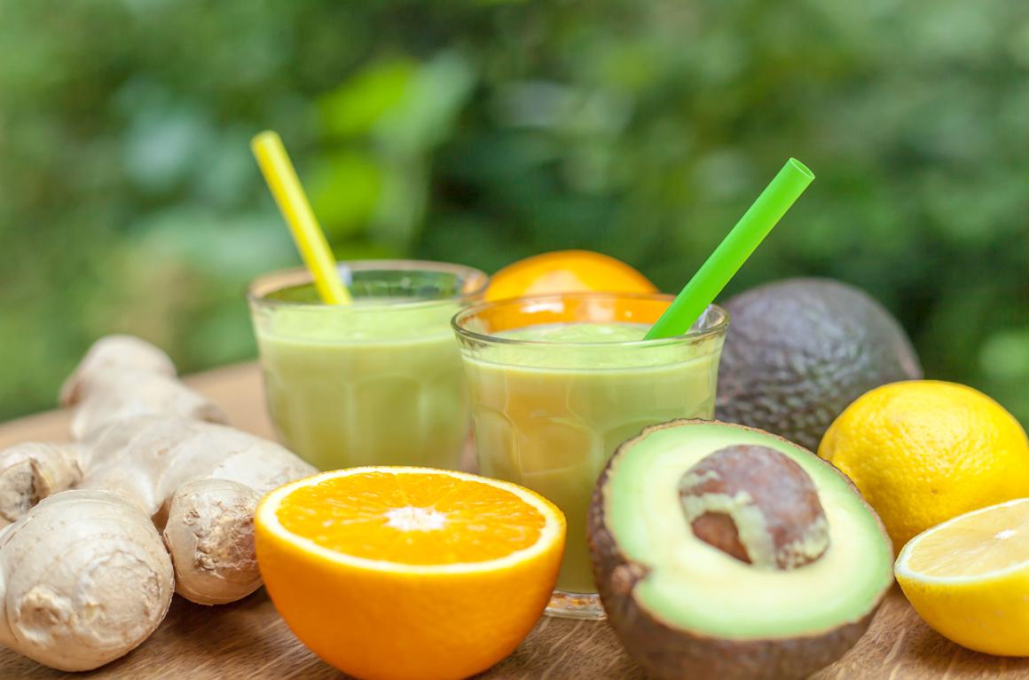 Ingwer-Avocado-Shot
