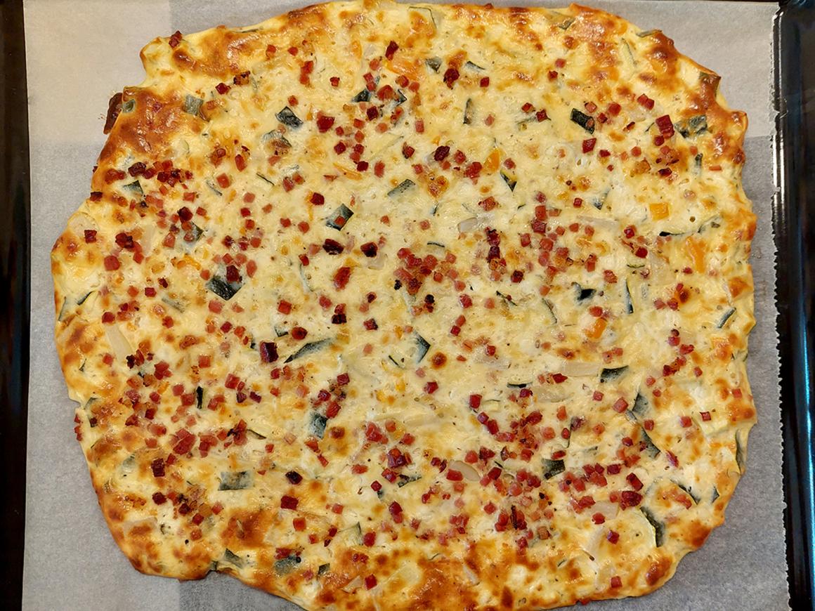 Low Carb Schüttelpizza - Rezept