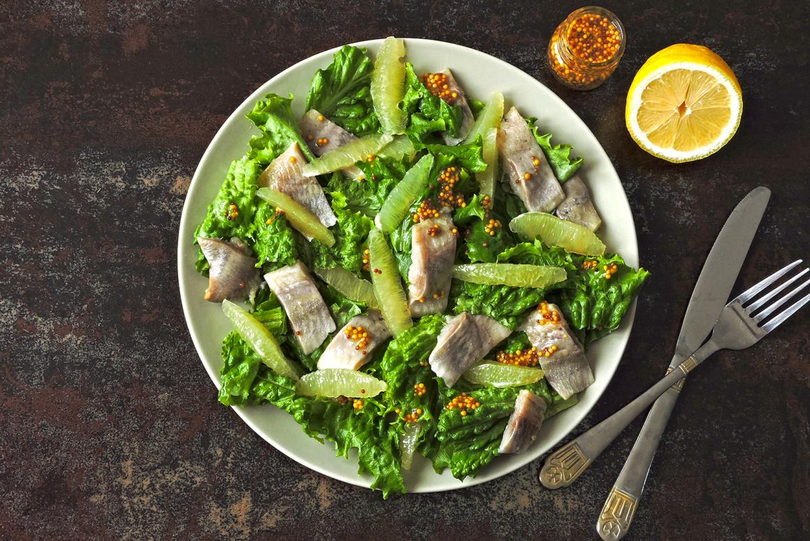 Erfrischender Heringsalat