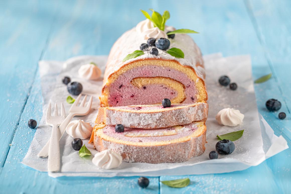 Heidelbeerroulade
