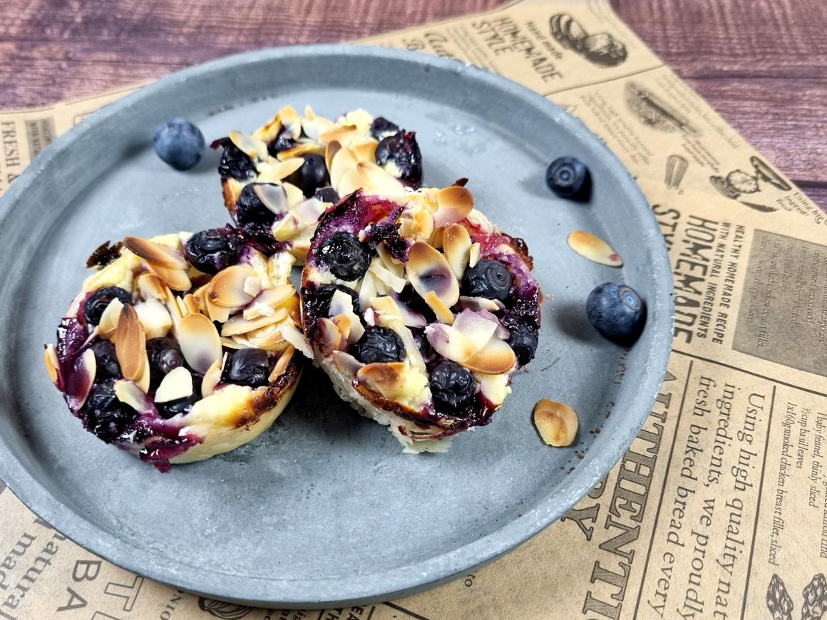 Frischkäsemuffins mit Heidelbeeren