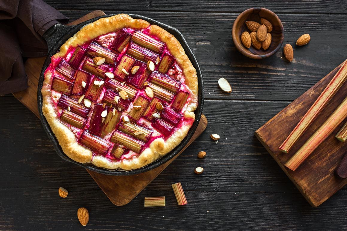Rhabarber-Eier-Kuchen
