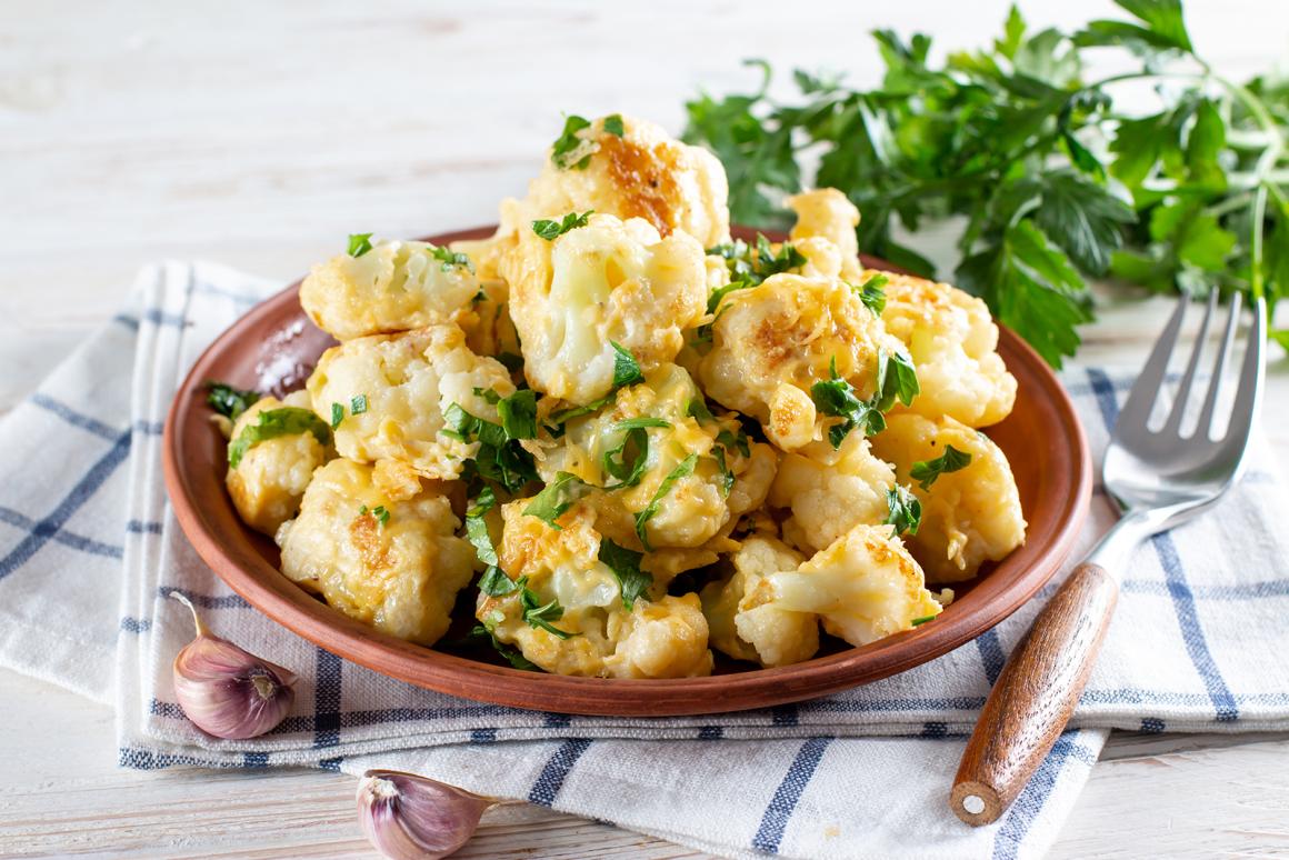 Gebratener Blumenkohl mit Ei - Rezept