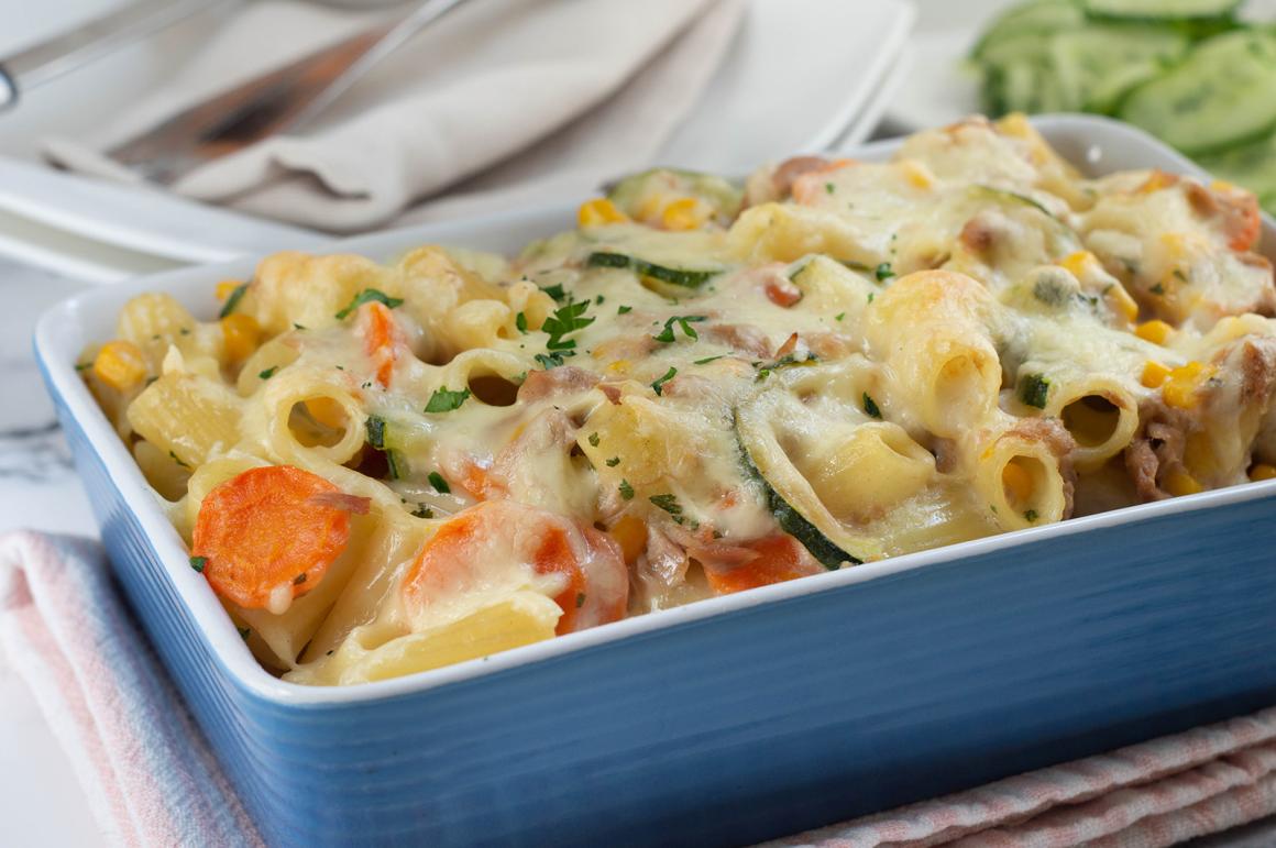 Makkaroni mit Thunfisch
