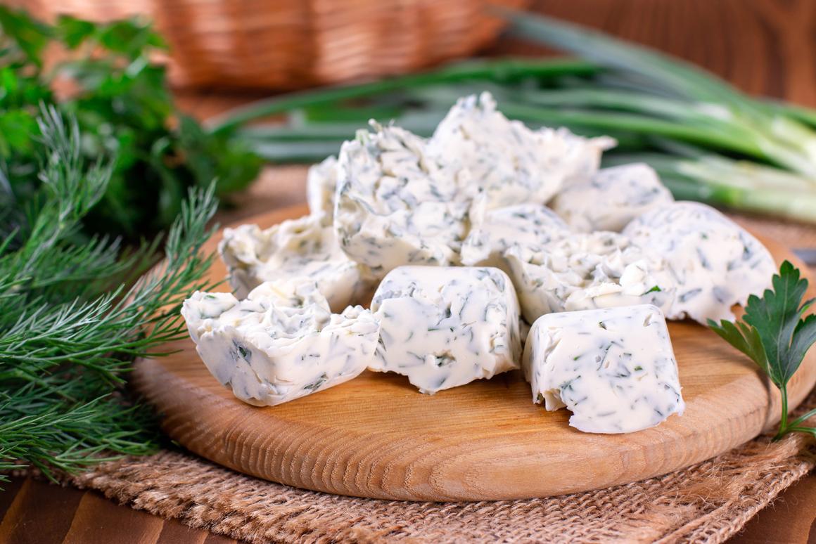 Gefrorene Kräuterwürfel