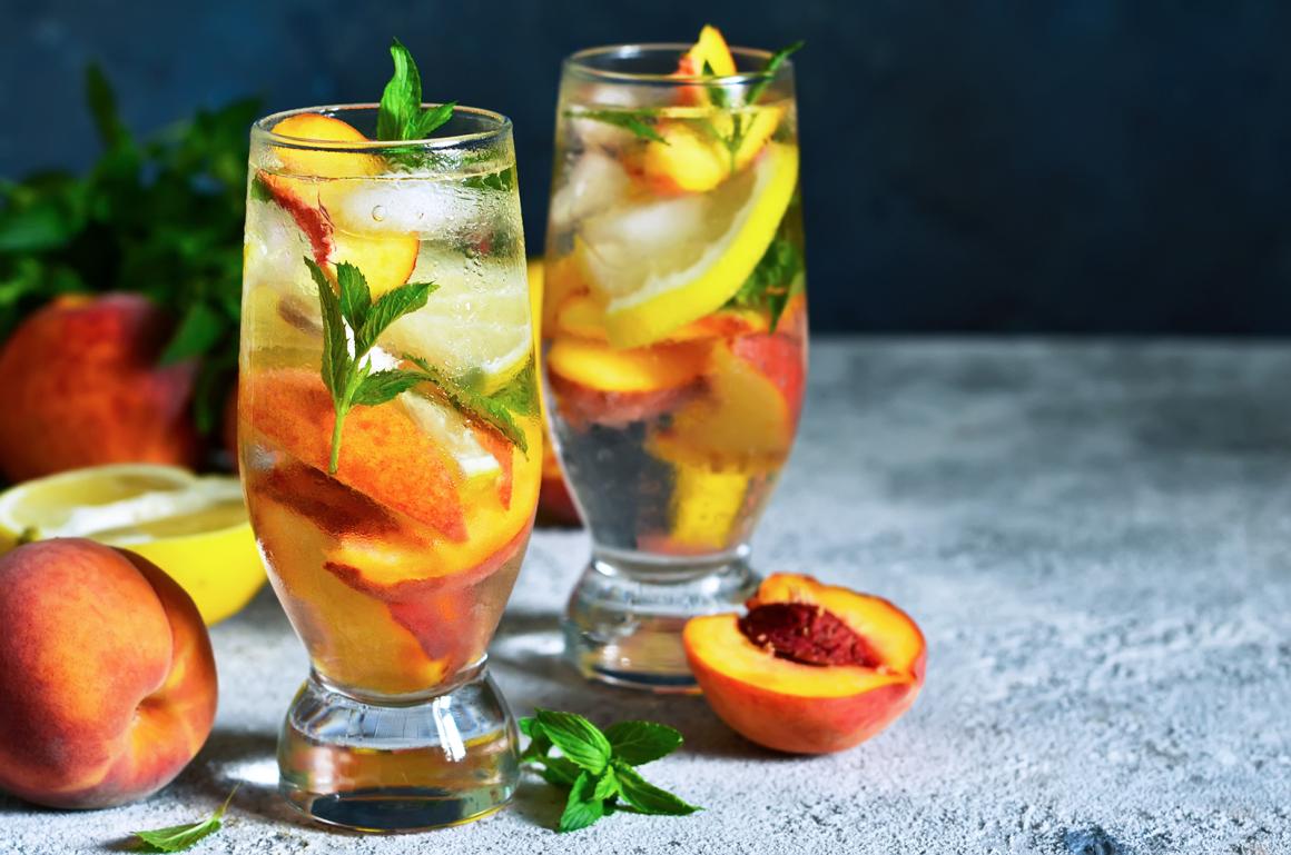 Pfirsich-Limonade