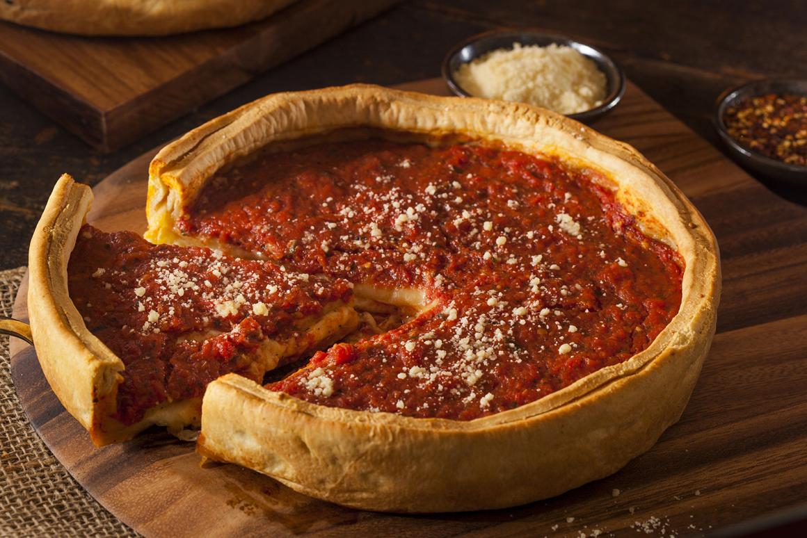 Pizza Chicago-Style