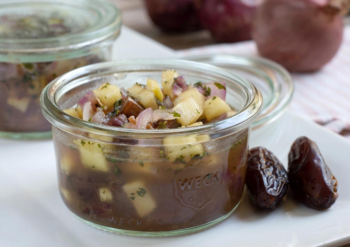 Dattel-Apfel-Chutney