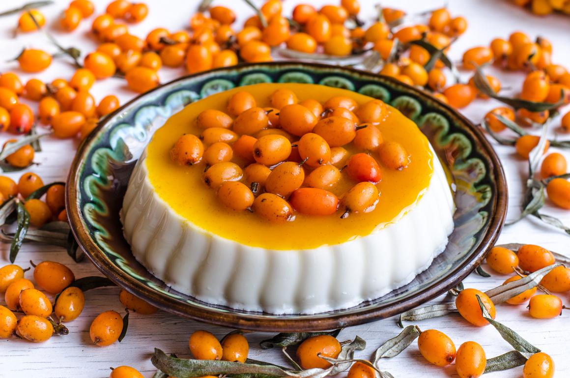 Panna Cotta mit Sanddorn
