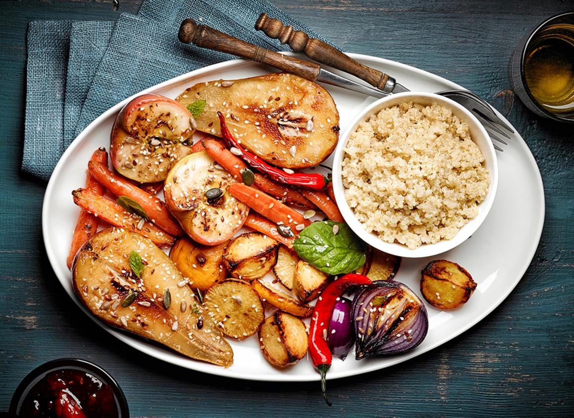 Vegetarischer Grillteller