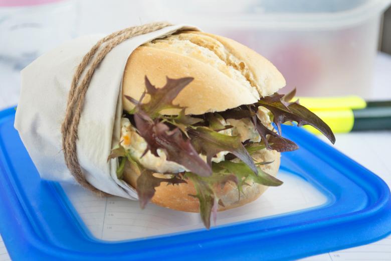 Eier-Baguette-Sandwich