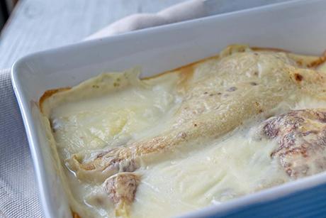 Pfannkuchen mit Bergkäse