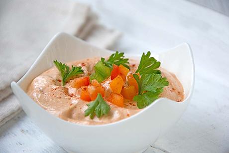 Peperoni-Frischkäse Dip
