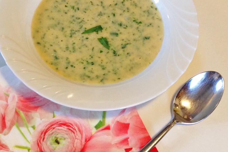 Bärlauchmaissuppe