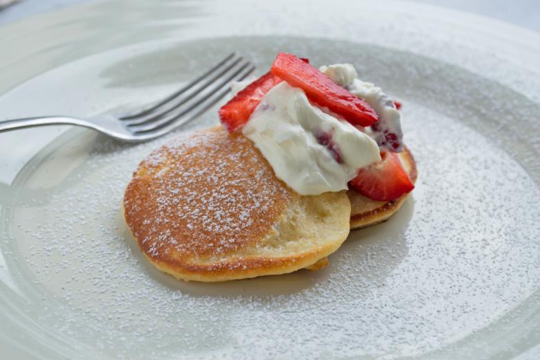 Erdbeer-Pancakes