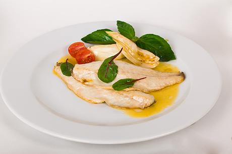 Forellenfilets an Zitronensauce