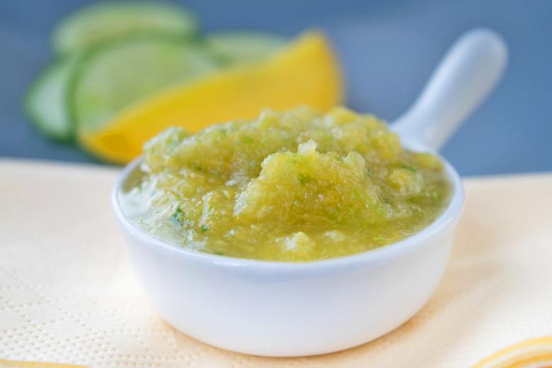 Gurken-Dip mit Mango