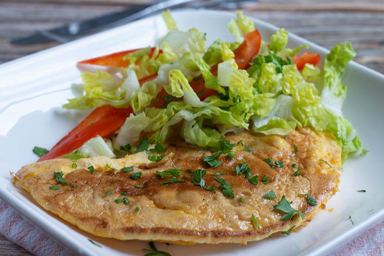 Wunder-Omelette mit Frischkäse