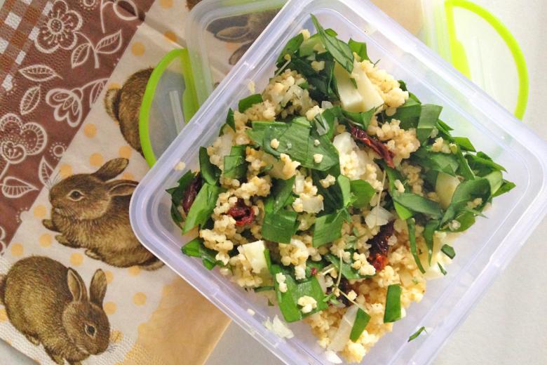 Bärlauch-Couscous-Salat