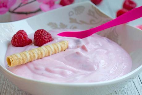 Himmlische Himbeer-Joghurtcreme