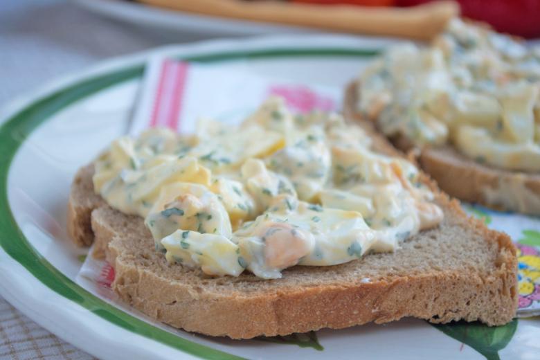Schneller Eiersalat