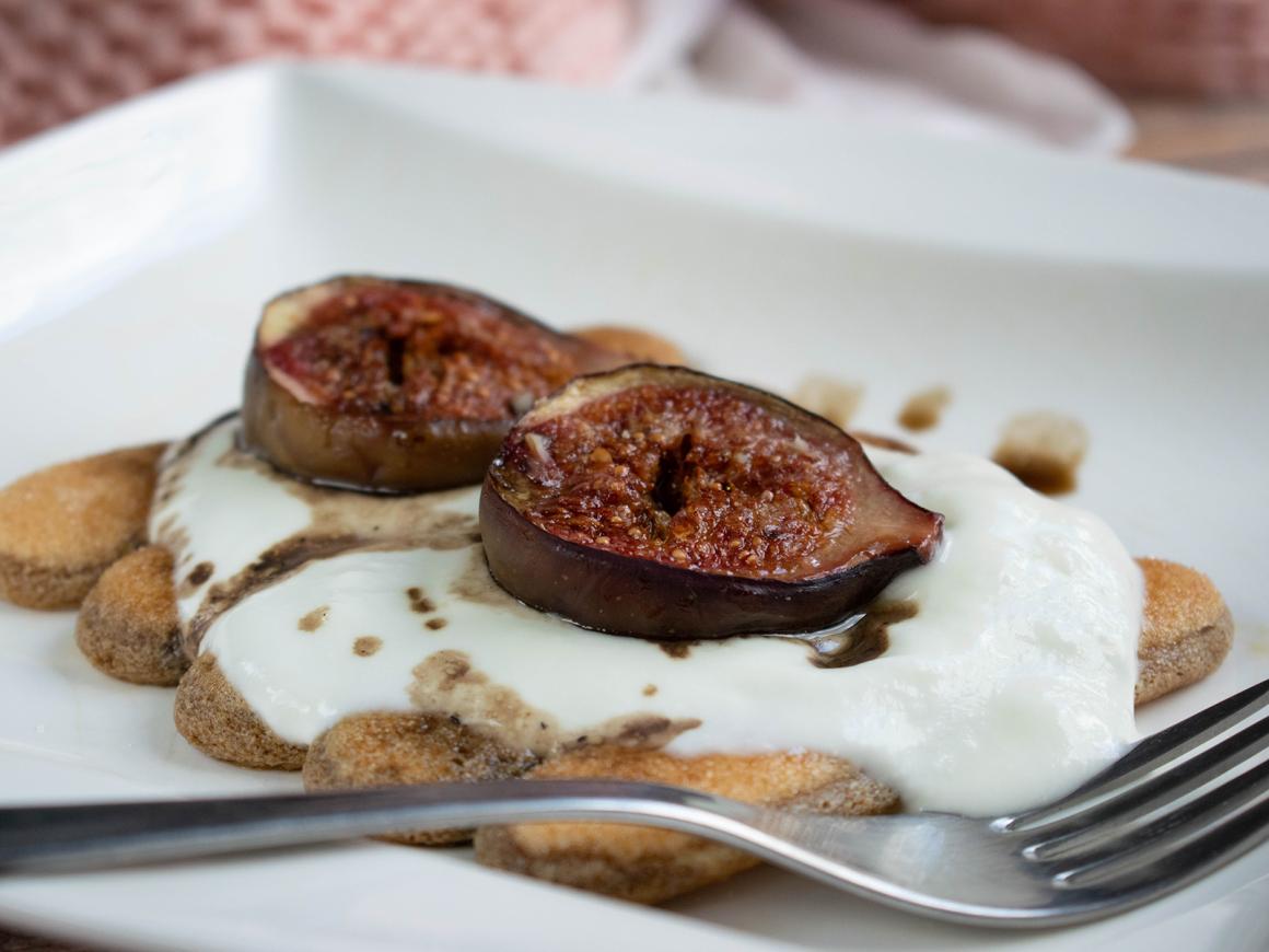 Grillierte Feigen mit Mascarpone
