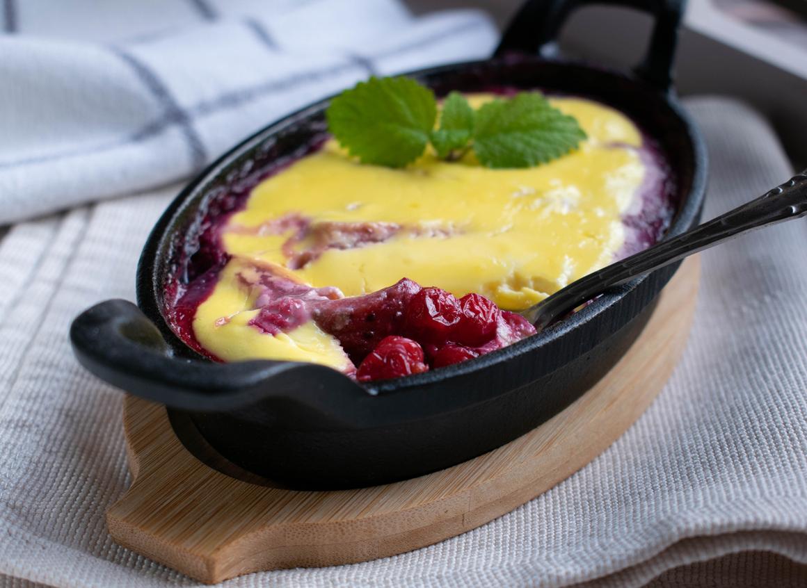 Gratinierte Walderdbeeren