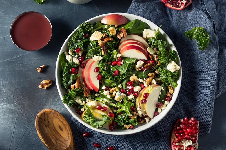 Herbstsalat mit Äpfeln