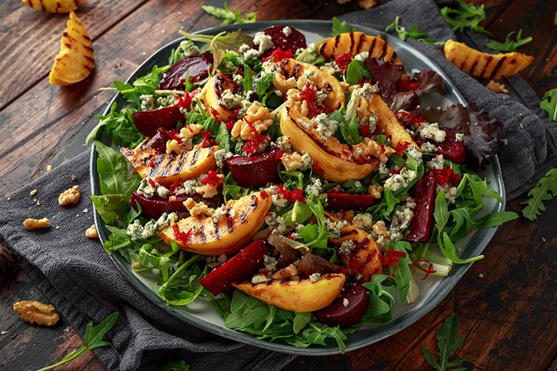 Warmer Quittensalat mit Randen