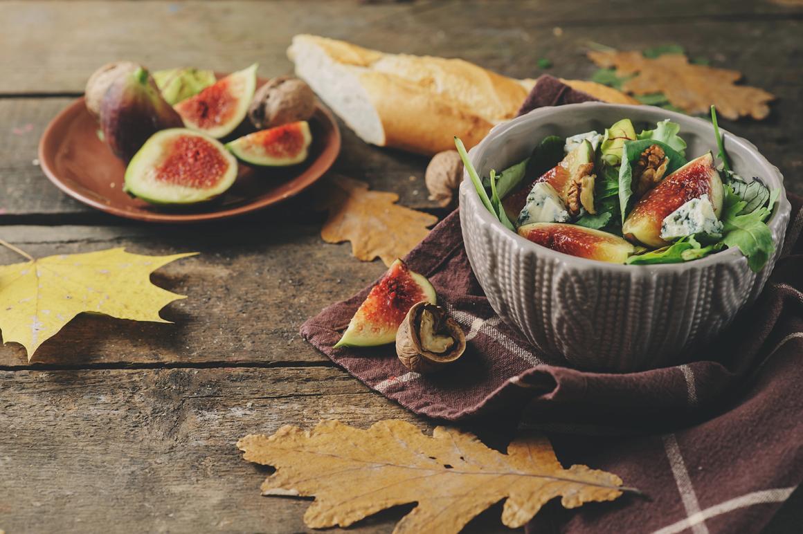Herbstlicher Feigensalat