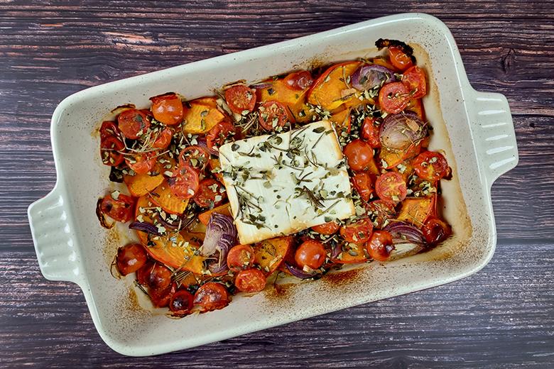 Feta-Ofenkürbis