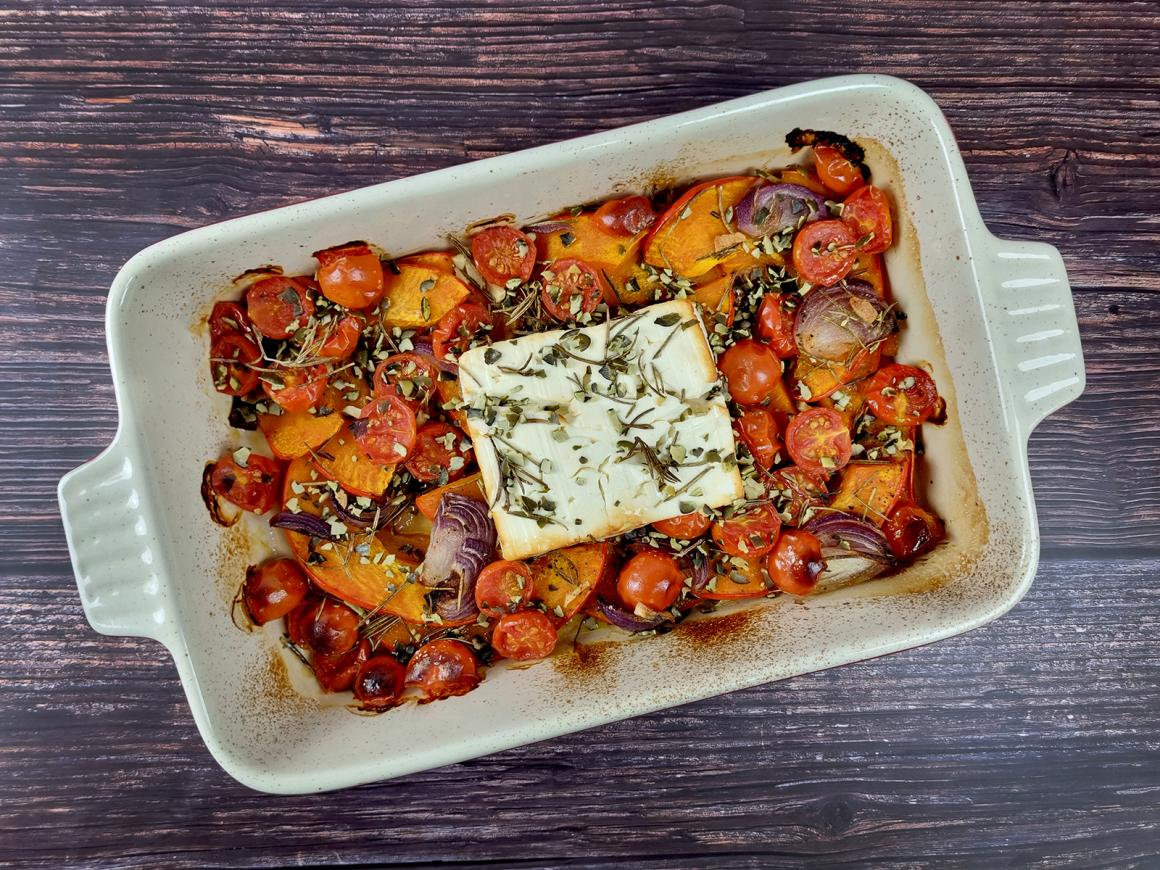 Feta-Ofenkürbis