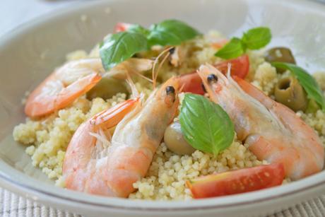 Couscous mit Meeresfrüchten